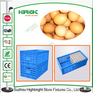 Logo Printing Plastic Egg Crate for Egg Packaging